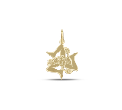 Trinacria Anhänger, 18 Karat Gelbgold, GL102502