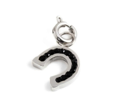 Marlù horseshoe charm with crystals 18CH108-N