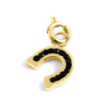 Marlù horseshoe charm with crystals 18CH108G-N