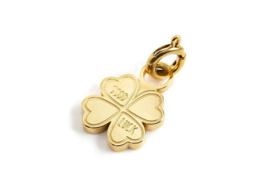 Marl&ugrave; four-leaf clover good luck charm 18CH089G