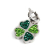 Marl&ugrave; four-leaf clover charm with crystals 18CH094-V
