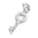 Marl&ugrave; Heart Charm 18CH122G