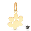 18kt Yellow Gold Paw Pendant GL102507