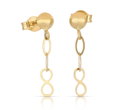 Women's Yellow Gold Earrings GL102508