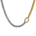Collana Donna Marlù Con Nodo Catena Snake Quadrata Ritorta 25CN0003GS