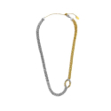 Collana Donna Marlù Con Nodo Catena Snake Quadrata Ritorta 25CN0003GS