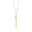 Marlù Women's Necklace with Snake Chain Knot and Serpentine Chain 25CN0004GS