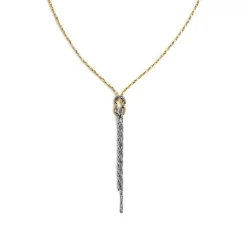 Collana Donna Marlù Con Nodo Catena Snake E Catena Foxtail 25CO0002GS