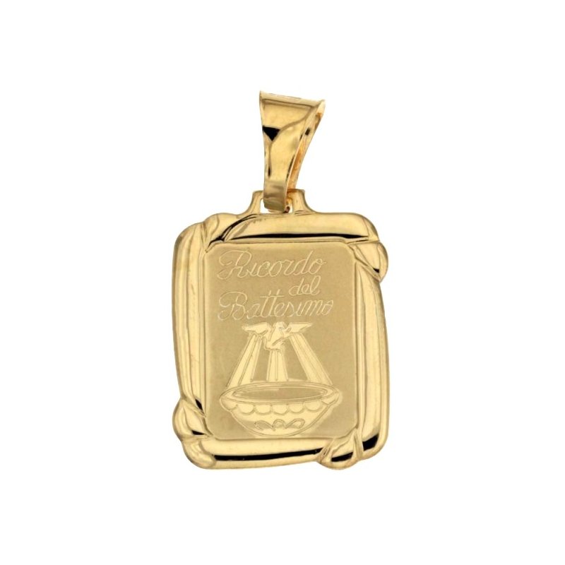 Taufmedaillen-Anhänger Gelbgold 803321714983