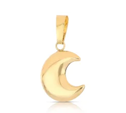 Ciondolo Luna Oro Giallo 18kt GL102520