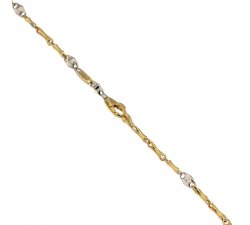 Bracciale Uomo in Oro Giallo e Bianco 803321710598