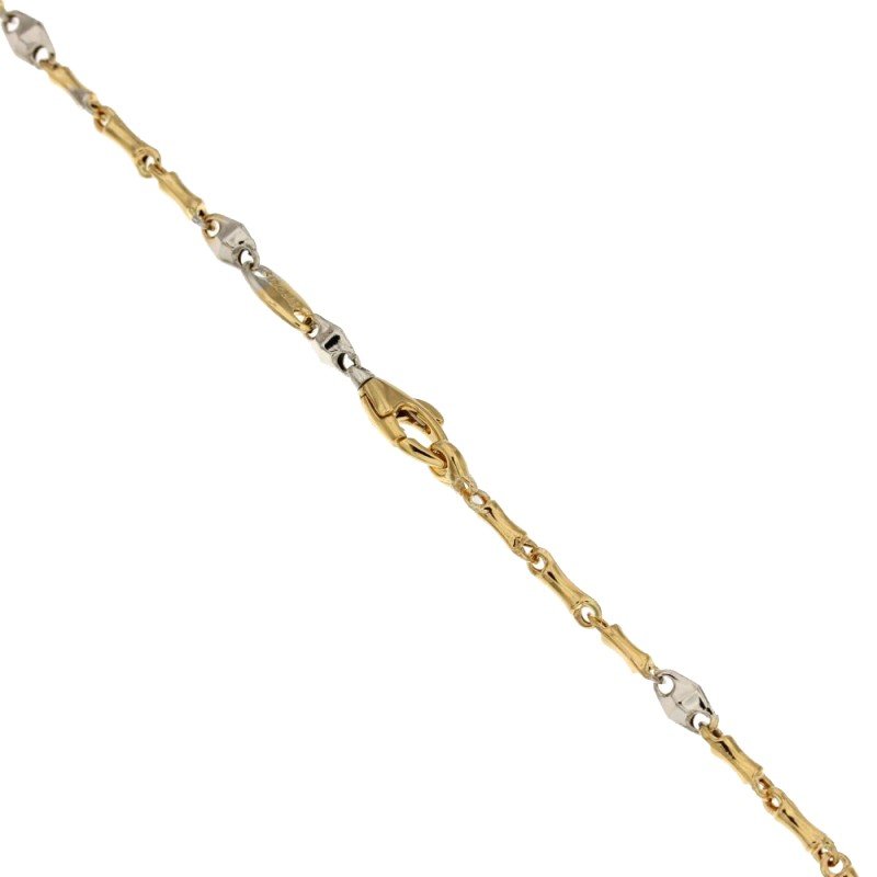 Men's Bracelet in Yellow and White Gold 803321710598