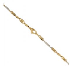 Bracciale Uomo in Oro Giallo e Bianco 803321713179