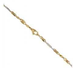 Men's Bracelet in Yellow and White Gold 803321713179