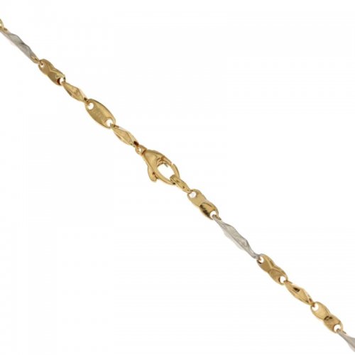 Bracciale Uomo in Oro Giallo e Bianco 803321713179