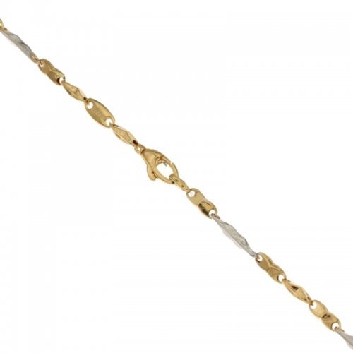 Men's Bracelet in Yellow and White Gold 803321713179