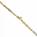 Bracciale Uomo in Oro Giallo e Bianco 803321717276