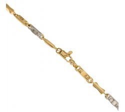 Bracciale Uomo in Oro Giallo e Bianco 803321717276