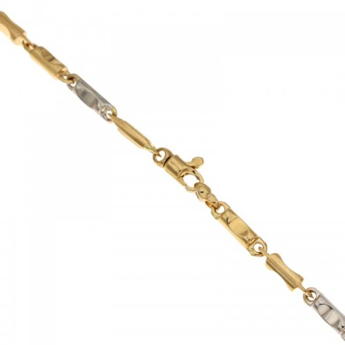 Men's Bracelet in Yellow and White Gold 803321717276