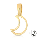 Ciondolo Luna Oro Giallo 18kt GL102539