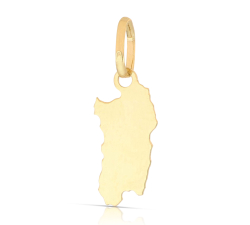 Sardinien-Anhänger, 18 Karat Gelbgold, GL102543