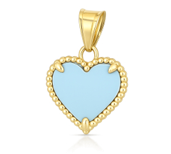 18kt Yellow Gold Heart Pendant GL102547