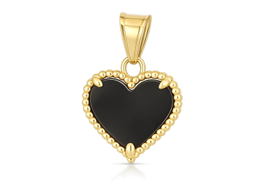 Herzanh&auml;nger aus 18-kar&auml;tigem Gelbgold GL102548