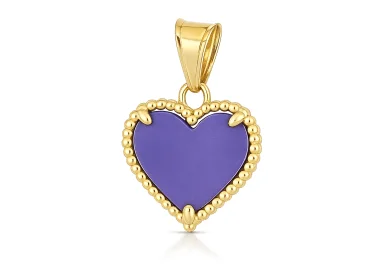 18kt Yellow Gold Heart Pendant GL102549
