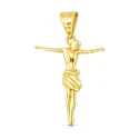 18kt Yellow Gold Body of Christ Pendant GL102553
