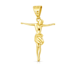 18kt Yellow Gold Body of Christ Pendant GL102553