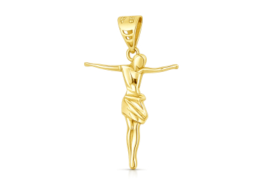 Anh&auml;nger &bdquo;Leib Christi&ldquo; aus 18-kar&auml;tigem Gelbgold GL102553