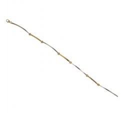 Bracciale Uomo in Oro Giallo e Bianco 803321721845