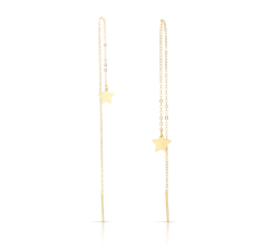 Ohrhänger aus 18-karätigem Gelbgold GL102555
