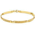 Herrenarmband aus 18-karätigem Gelbgold GL102556