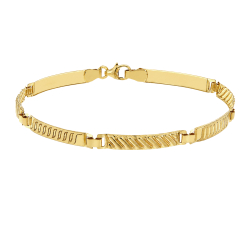 18kt Yellow Gold Men's Bracelet GL102556