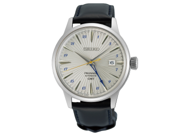 Orologio Uomo Seiko Presage Cocktail GMT Silver Bullet SSK049J1