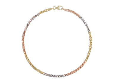 Bracciale Donna Oro Bianco Giallo Rosa 18 kt GL102560