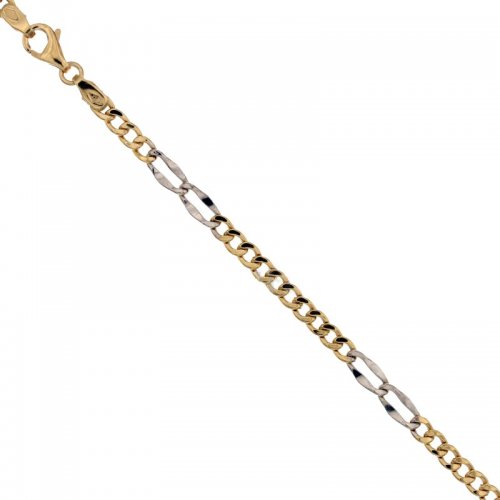 Bracciale Uomo in Oro Giallo e Bianco 803321732828