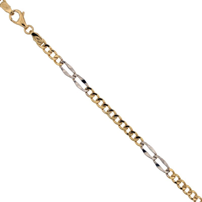 Men's Bracelet in Yellow and White Gold 803321732828