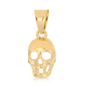 Totenkopf-Anhänger aus 18-karätigem Gelbgold GL102564