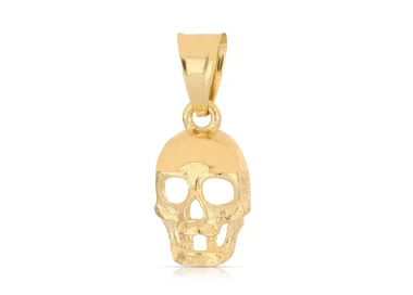 Ciondolo Teschio Oro Giallo 18kt GL102564
