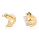 Orecchini Donna Oro Bianco Giallo Rosa GL102566
