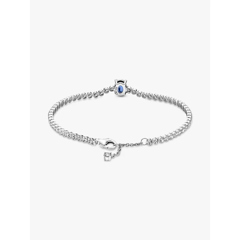 Bracciale Tennis Pandora Con Pietra Blu 590039C01