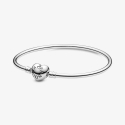 Bracciale Rigido Pandora Moments con Chiusura a Cuore 596268
