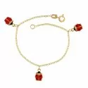 Bracciale da bimba in oro giallo 803321712051