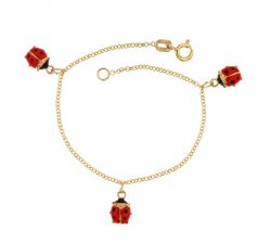 Yellow gold girl's bracelet 803321712051