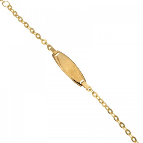 Yellow gold children's bracelet 803321710929