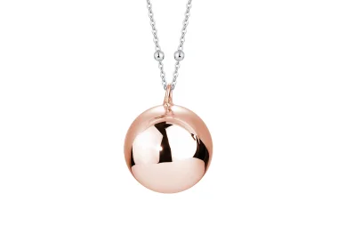 Collana Chiama Angeli Luca Barra Acciaio e PVD Oro Rosa CK2268