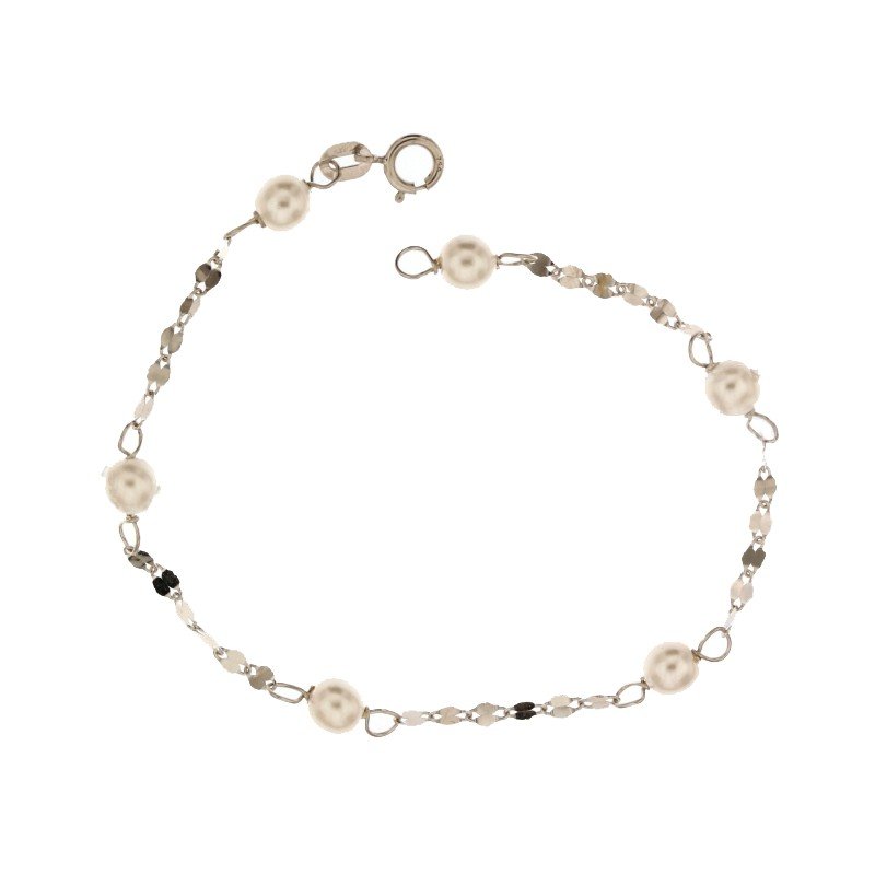 Bracciale da bimba in oro bianco 803321705145 