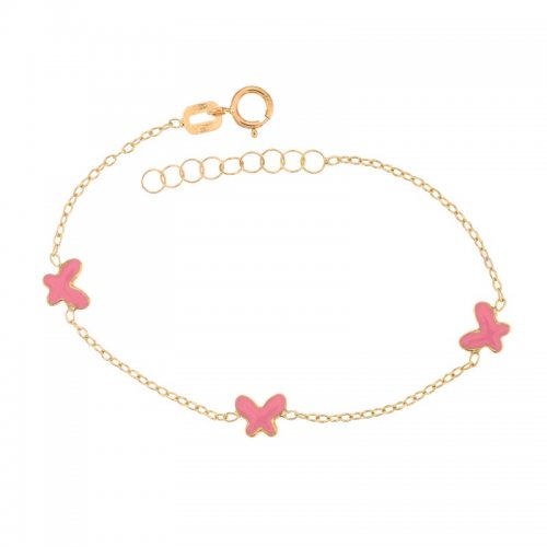 Yellow gold girl's bracelet 803321721789
